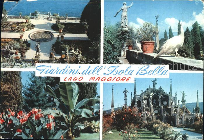 Lago Maggiore Giardini dell Isola Bella Gaerten von der Insel Bella