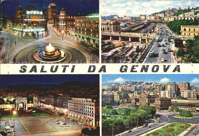 Genova Genua Liguria Piazza de Ferrari Stazione Marittima Piazza della Vittooria