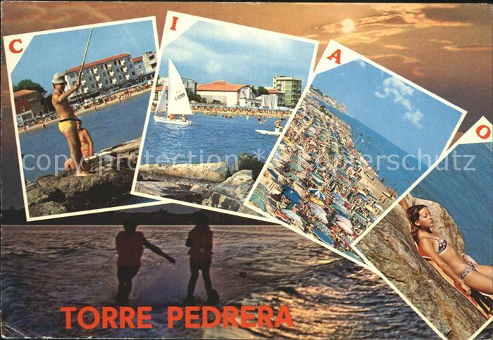 Torre Pedrera Strand Torre Segelboote