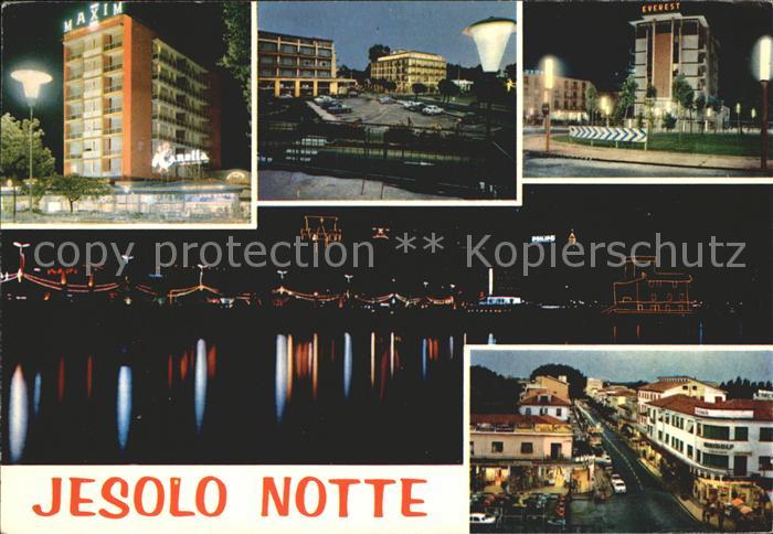 Jesolo di notte  Nachtansicht
