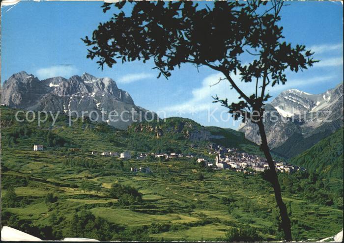 Gran Sasso D Italia Pietracamela Teilansicht