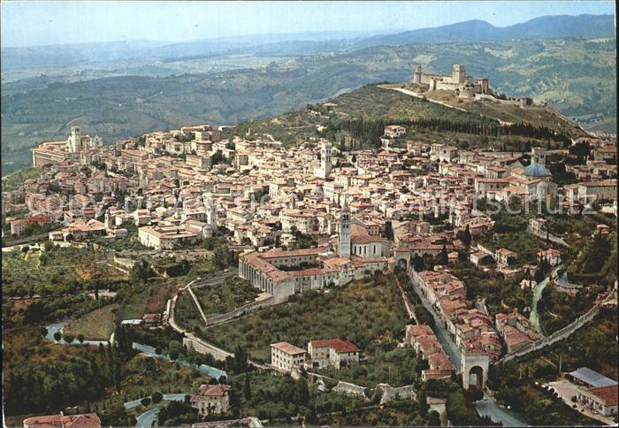 Assisi Umbria Fliegeraufnahme
