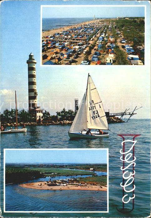 Jesolo Leuchtturm Segelboot Strand