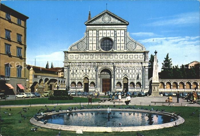 Firenze Florenz Piazza e Chiesa di San Maria Novella San Maria Novella Platz und