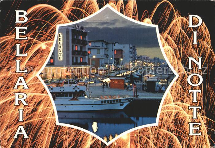 Bellaria Notturno naechtlich Levante Schiffe