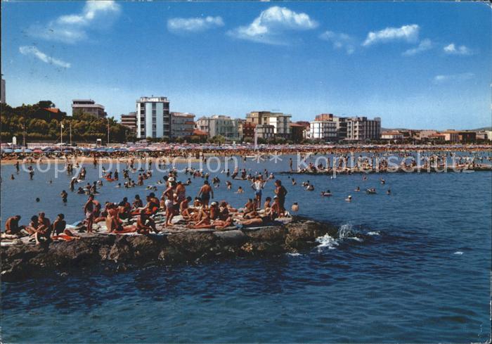 Cattolica Rimini Alberghi e spiaggia Hotels und Strand