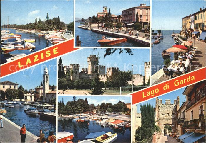 Lazise Lago di Garda Teilansichten Boote