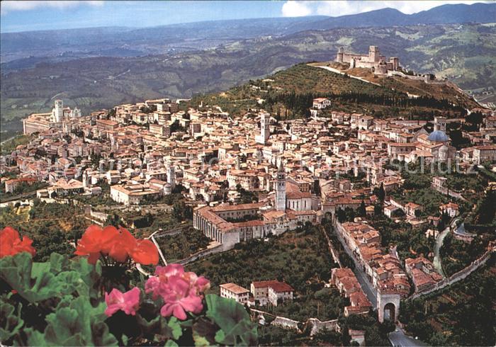 Assisi Umbria Fliegeraufnahme