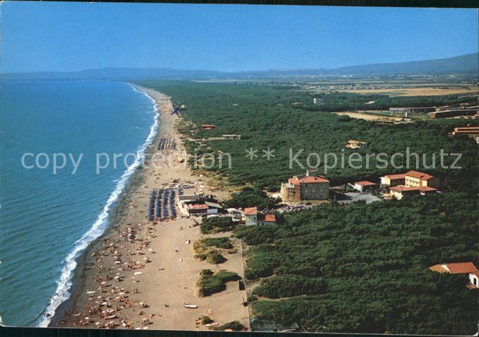 Marina di Bibbona Luftansicht