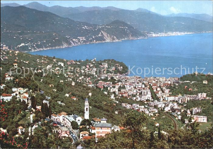 Santa Margherita Ligure Riviera di Levante Panorama S. Lorenzo con vista di Chia