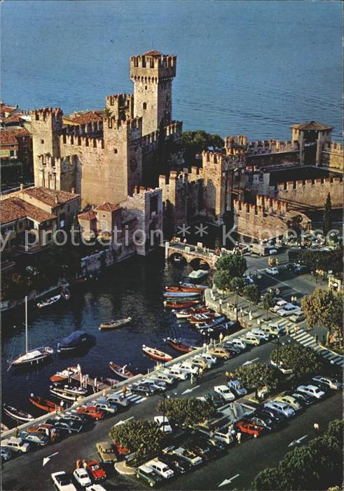 Sirmione Lago di Garda Gardasee Flugaufnahme