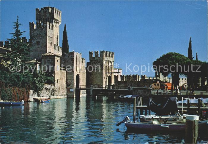 Lago di Garda Castello Scaligero das Schloss