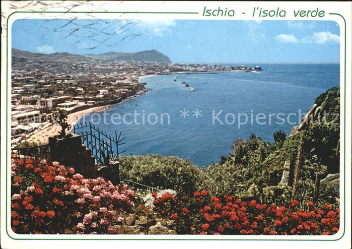 Ischia isola verde spiaggia di S. Francesco dal Giardino Esotico