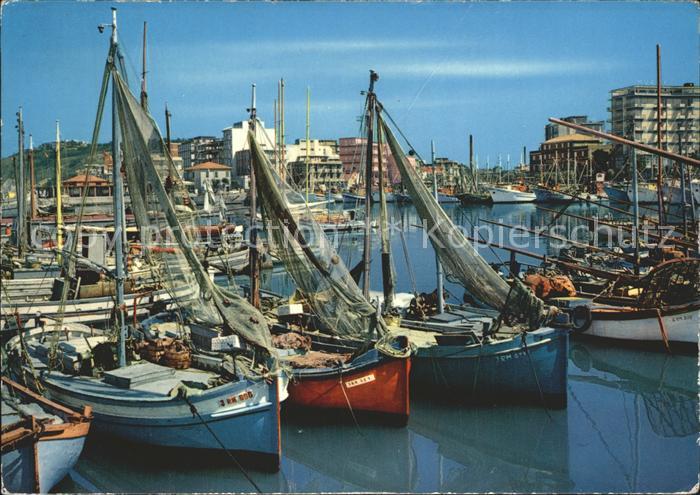 Gabicce Mare il porto der Hafen Segelboote