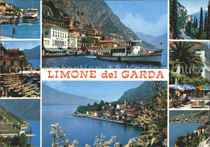 Limone sul Garda Boote Schiff  Hotel de Palme Hotel Azzurrro