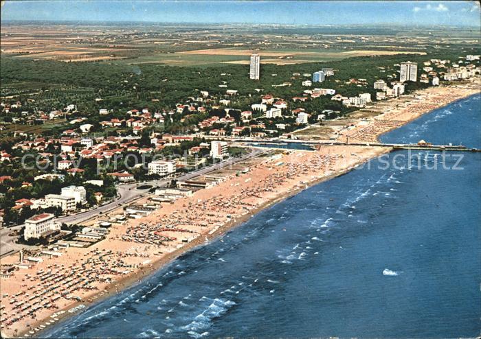 Cervia Flugaufnahme Strand spiaggia