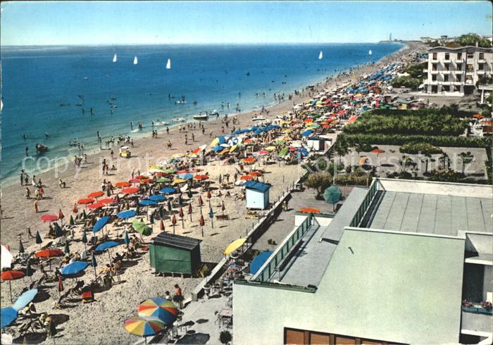 Lido di Jesolo spiaggia Strand Segelboote