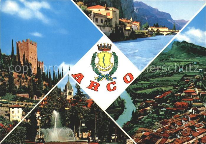 Arco Trentino Lago di Garda  fontana castello