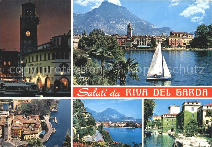 Riva del Garda Hotel Sole Segelboot Schiff