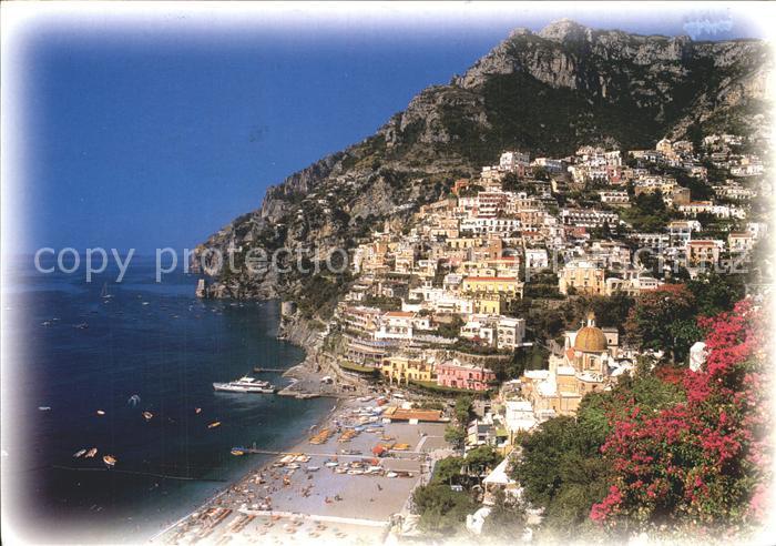 Positano Patrimonio dell Umanita costiera Amalfitana spiaggia