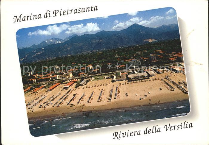Marina di Pietrasanta Fliegeraufnahme