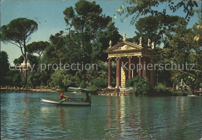 Roma Rom Villa Borghese il laghetto