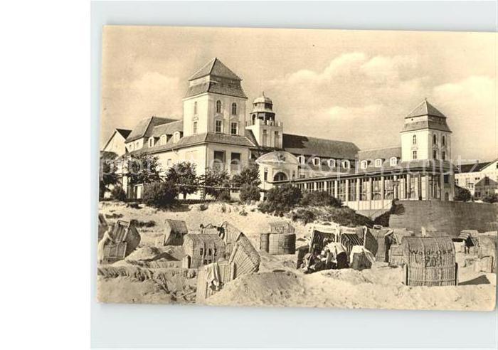 Binz Ruegen Strand Kurhaus