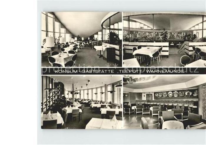 Warnemuende Ostseebad Konsum-Gaststaette Teepott