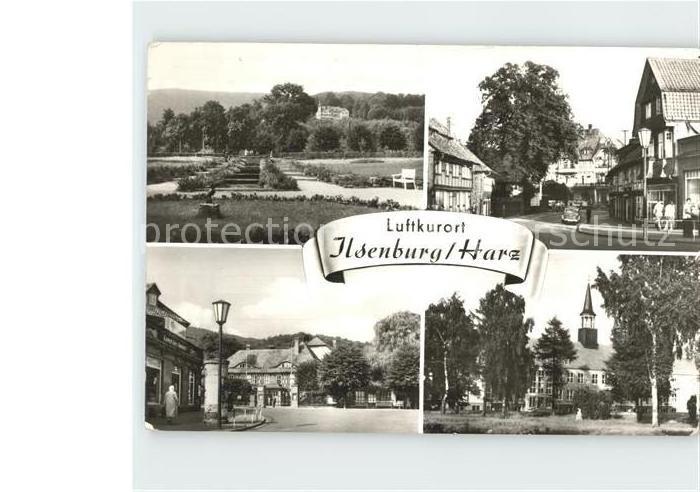 Ilsenburg Harz Friedenspark Thaelmannstrasse Markt Goetheschule