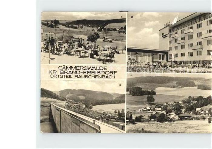 Caemmerswalde FDGB- Erholungsheim Paul Gruner Sperrmauer der Rauschenbachtalsper