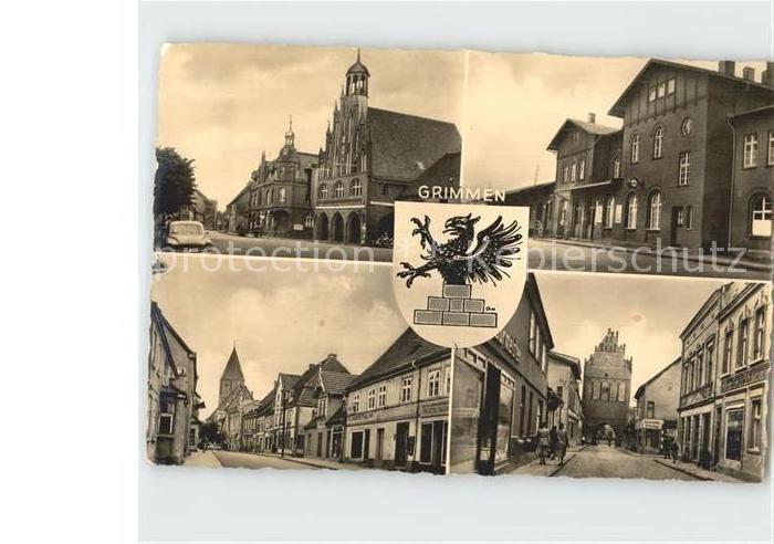 Grimmen Kirche Tor Bahnhof