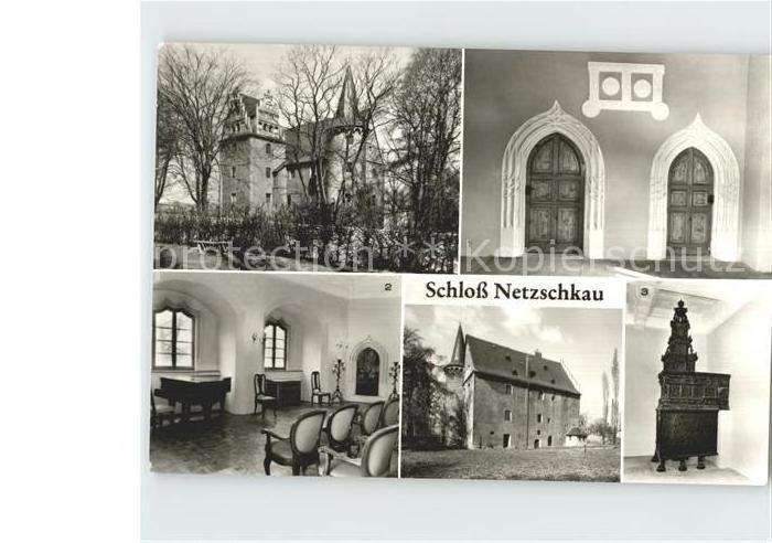 Netzschkau Schloss Spaetgotische Tuerrahmungen Festsaal Kachelofen