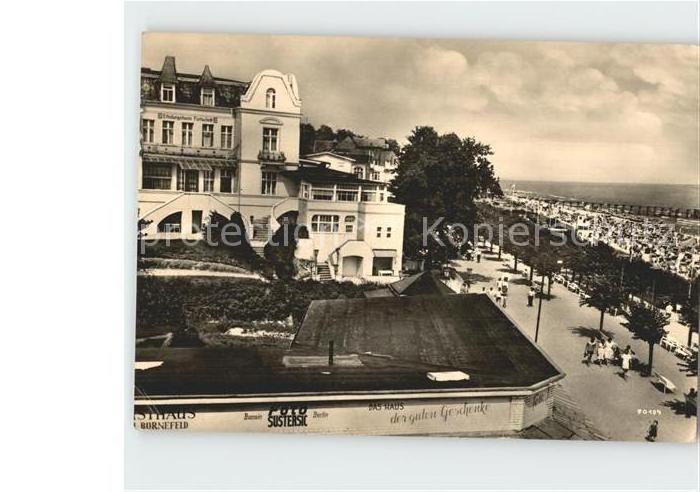 Bansin Ostseebad Strandleben an der Kurpromenade