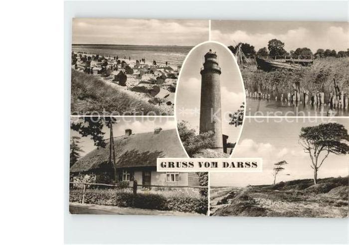 Darss Region Ostsee Strand Leuchtturm Altes Haus