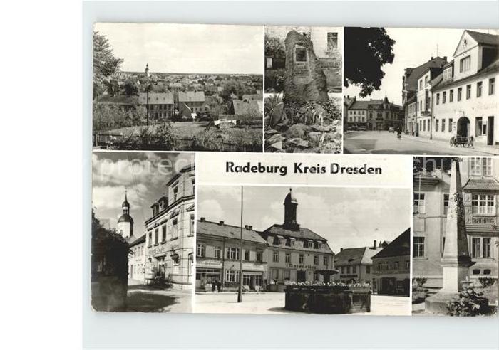 Radeburg Heinrich Zille Gedenkstein Ratskeller