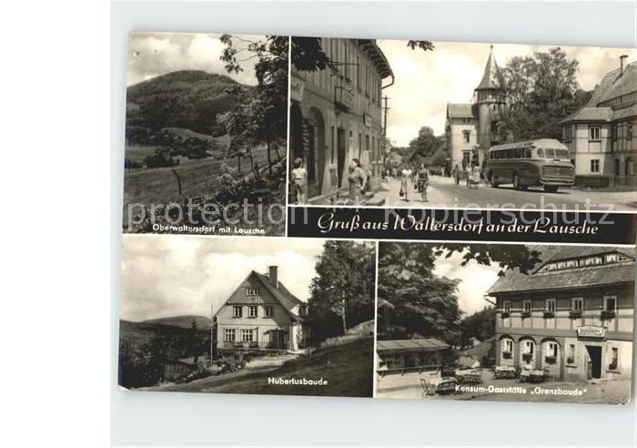 Waltersdorf Zittau Hubertusbaude Konsum-Gaststaette Grenzbaude