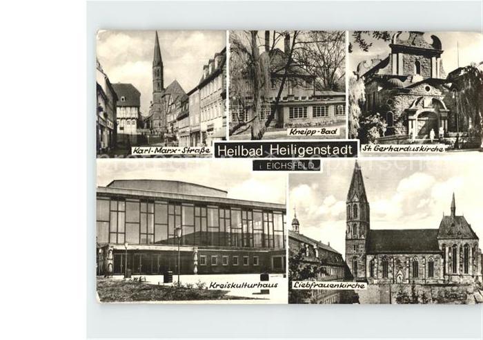 Heiligenstadt Eichsfeld Kneipp-Bad Liebfrauenkirche Kreiskulturhaus