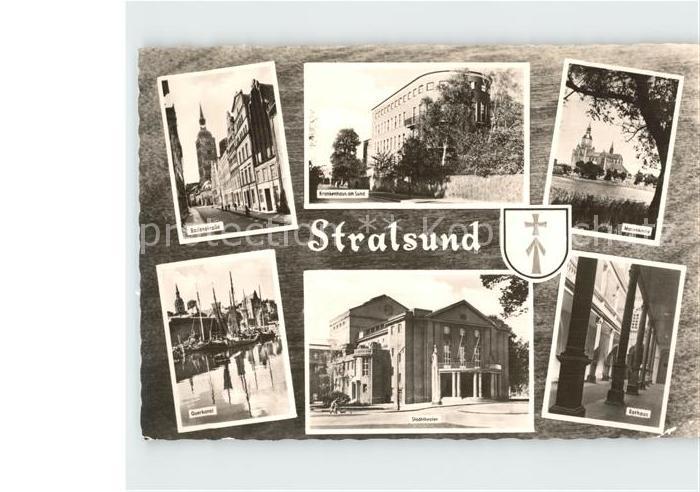 Stralsund Mecklenburg Vorpommern Badenstrasse Krankenhaus am Sund Querkanal