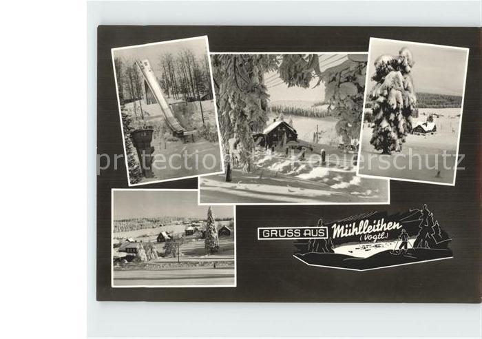 Muehlleithen Klingenthal Winter Sprungschanze