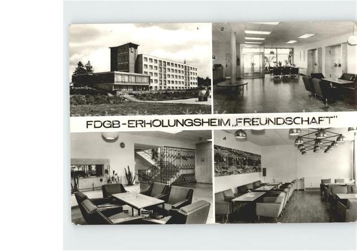 Feldberg Mecklenburg FDGB- Erholungsheim Freundschaft