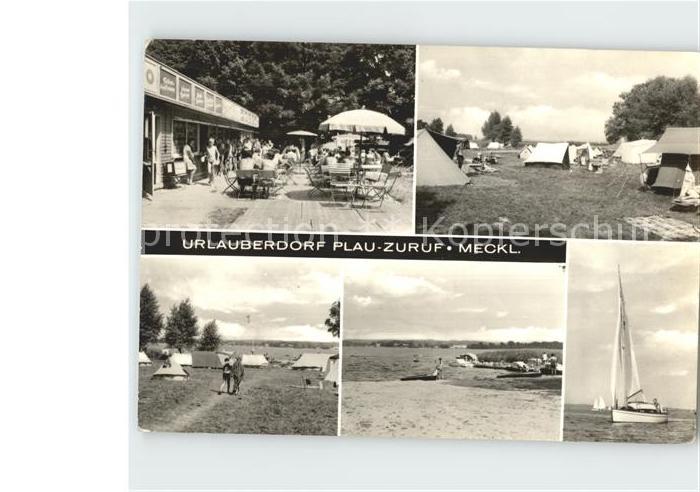 Plau See Campingplatz Segelboot