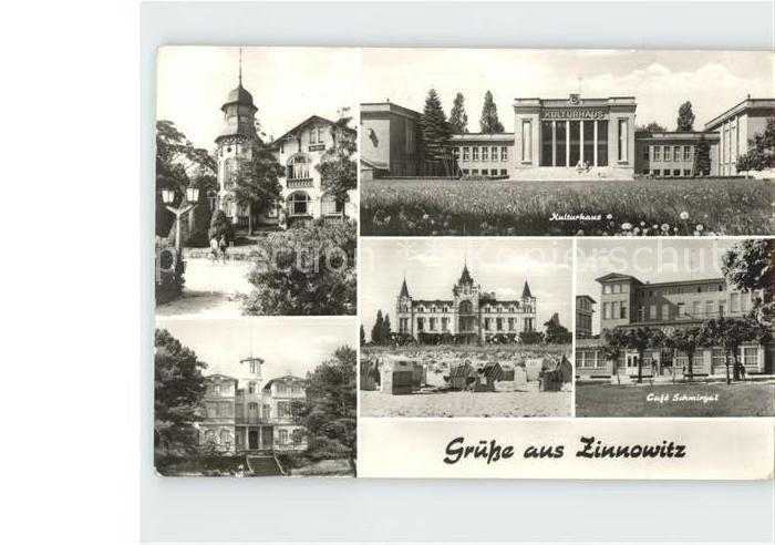 Zinnowitz Ostseebad Kulturhaus Cafe Schmirgal