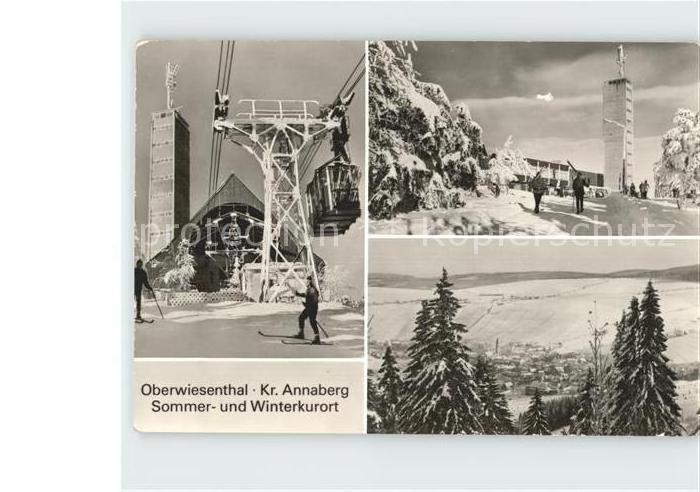Oberwiesenthal Erzgebirge Gondelbahn Winter