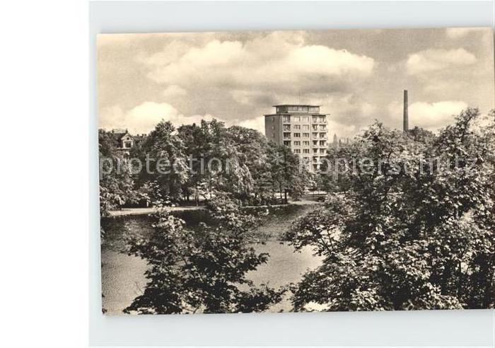 Karl-Marx-Stadt Schlossteich Hochhaus