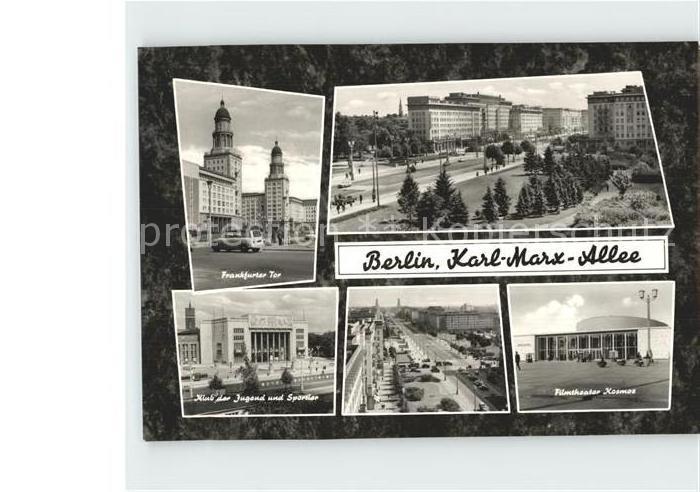BERLIN CITY Karl Marx- Allee Frankfurter Tor Klub der Jugend und Sportler