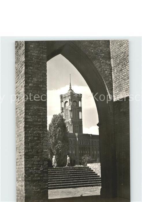 BERLIN CITY Blick zum Rathaus