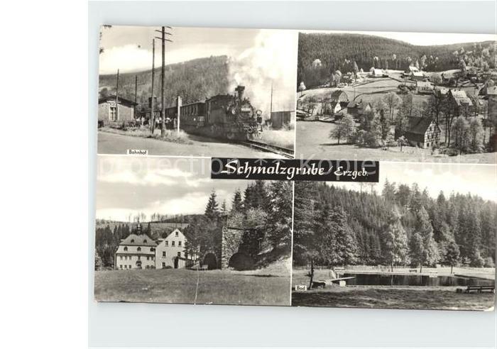 Schmalzgrube Bahnhof Teich Teilansicht