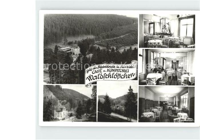 Friedrichsroda Cafe und Konditorei Waldschloesschen
