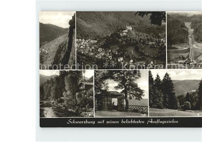 Schwarzburg Thueringer Wald Oberweissbacher Bergbahn Steinklippen Trippsteinhaeu