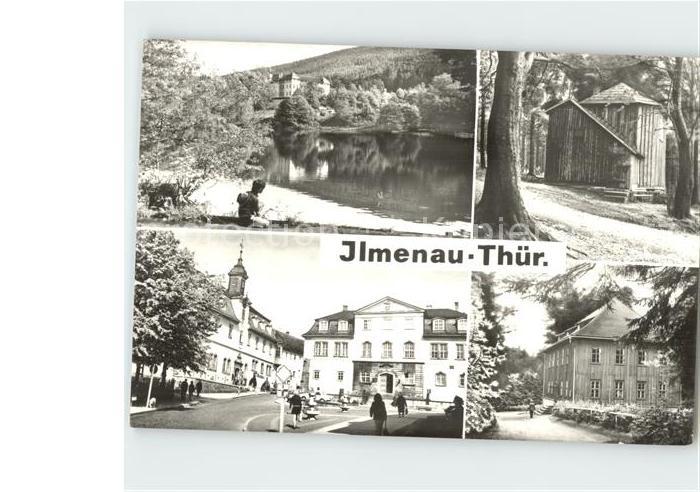 Ilmenau Thueringen Goethe- Oberschule Jagdhuette Rathaus Museum